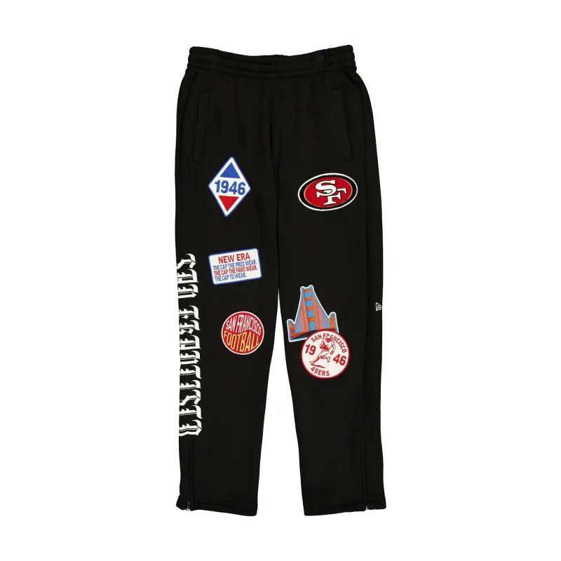 San Francisco 49ers Uptown Threads Black Sweatpants sold by New Era