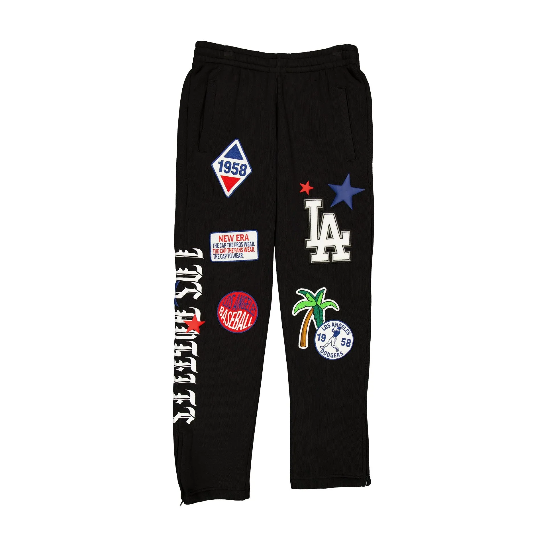 Los Angeles Dodgers Uptown Threads Black Sweatpants sold by New Era