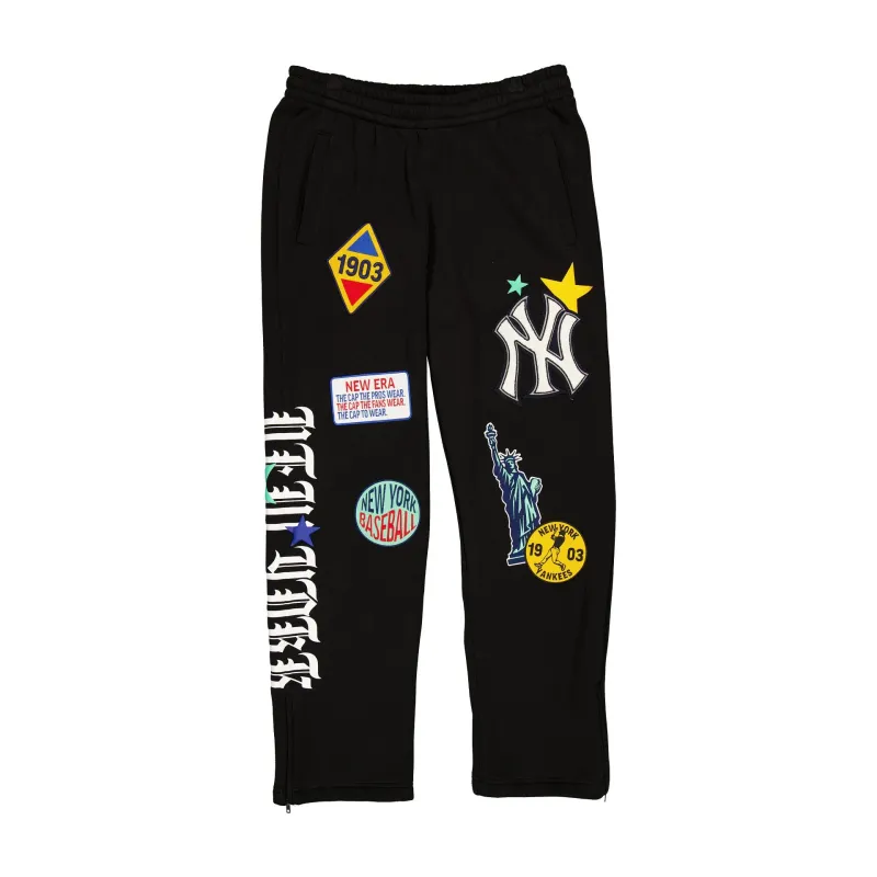 New York Yankees Uptown Threads Black Sweatpants sold by New Era