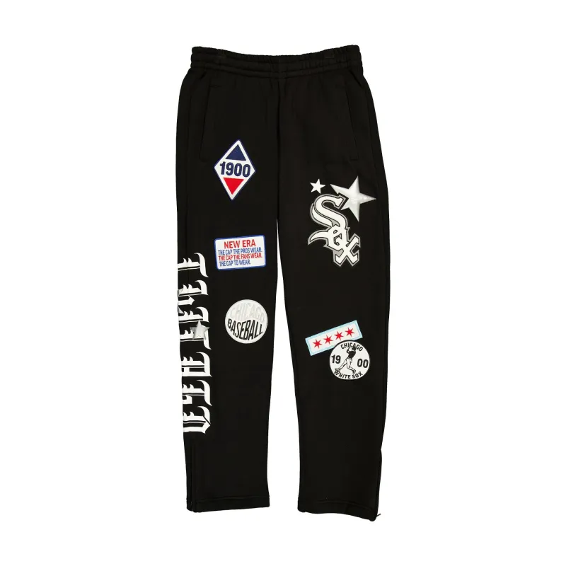 Chicago White Sox Uptown Threads Black Sweatpants sold by New Era