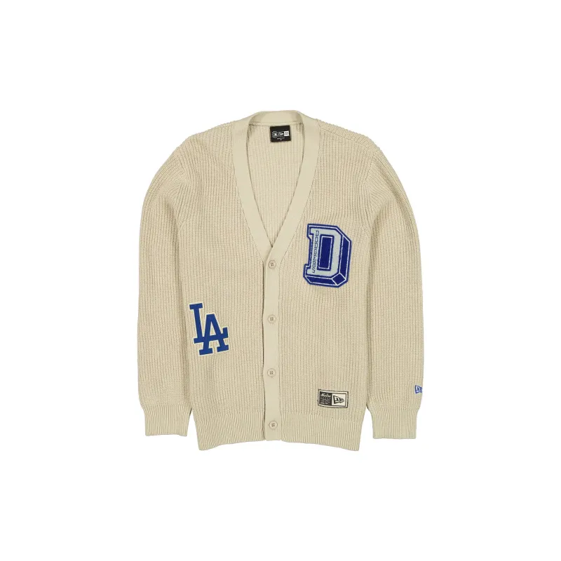 Los Angeles Dodgers Throwback Prep Stone Cardigan sold by New Era