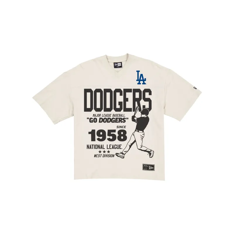 Los Angeles Dodgers Throwback Prep Stone T-Shirt sold by New Era