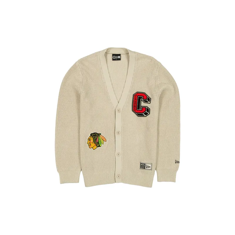 Chicago Blackhawks Throwback Prep Stone Cardigan sold by New Era