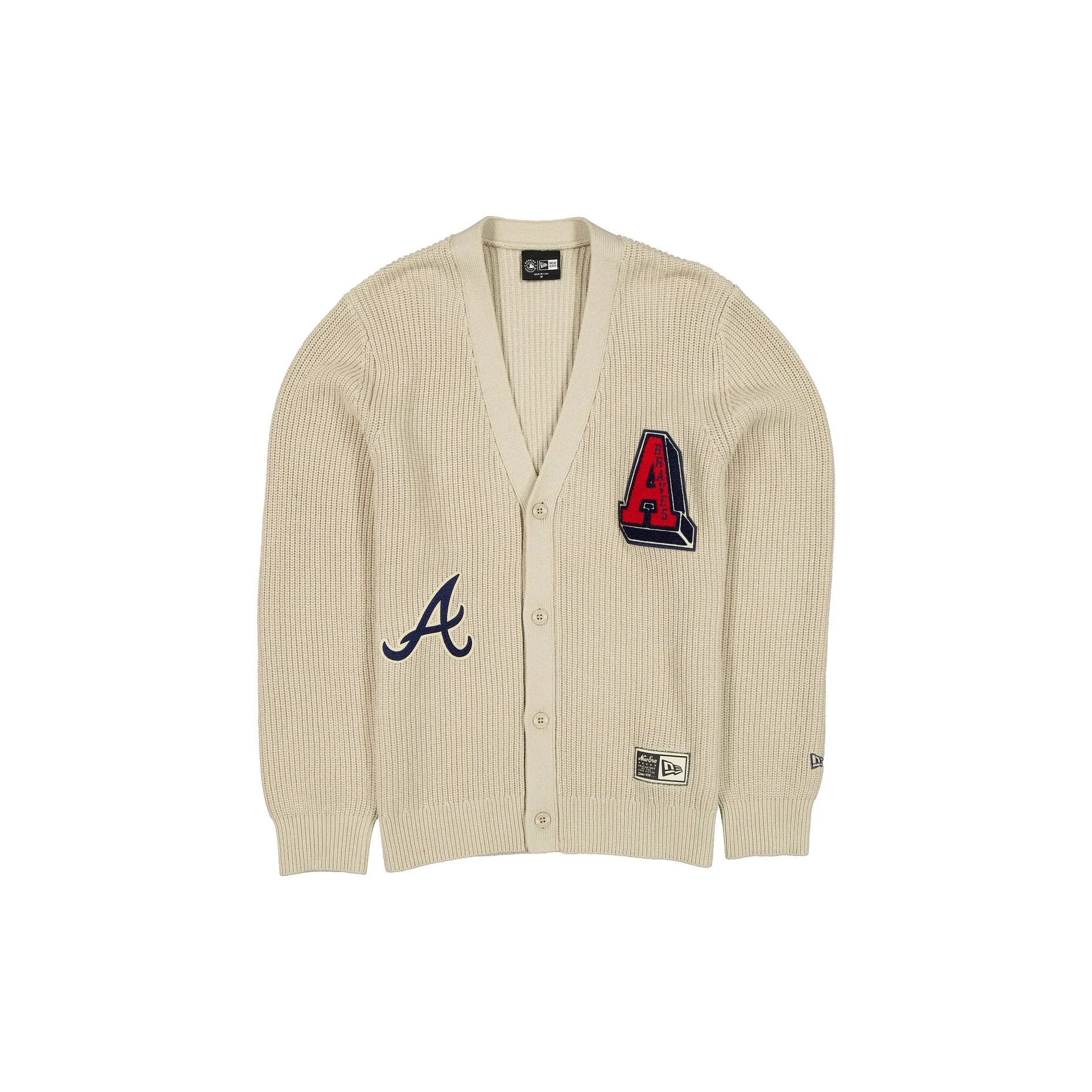 Atlanta Braves Throwback Prep Stone Cardigan sold by New Era