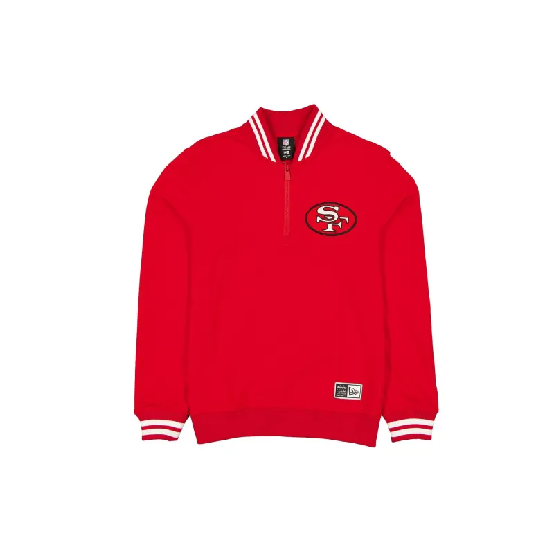 San Francisco 49ers Throwback Prep Quarter Zip sold by New Era