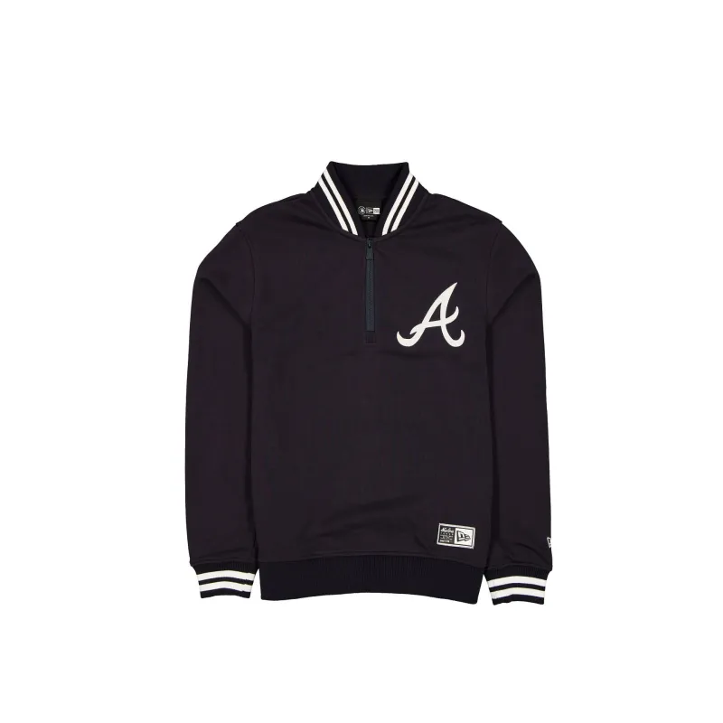 Atlanta Braves Throwback Prep Quarter Zip sold by New Era