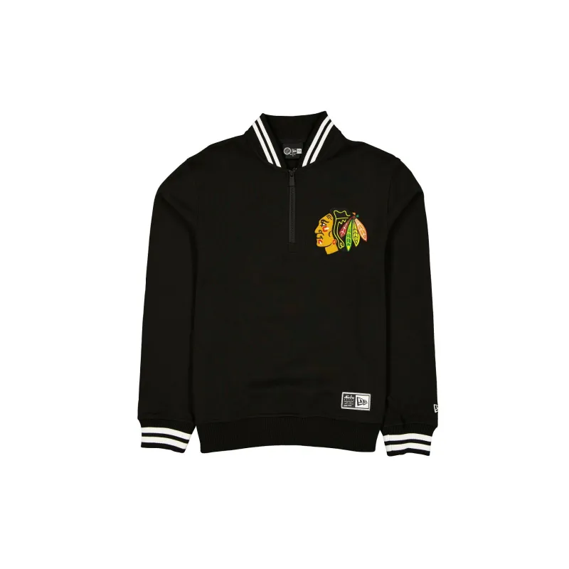 Chicago Blackhawks Throwback Prep Quarter Zip sold by New Era