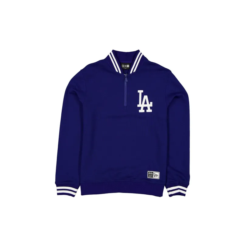 Los Angeles Dodgers Throwback Prep Quarter Zip sold by New Era