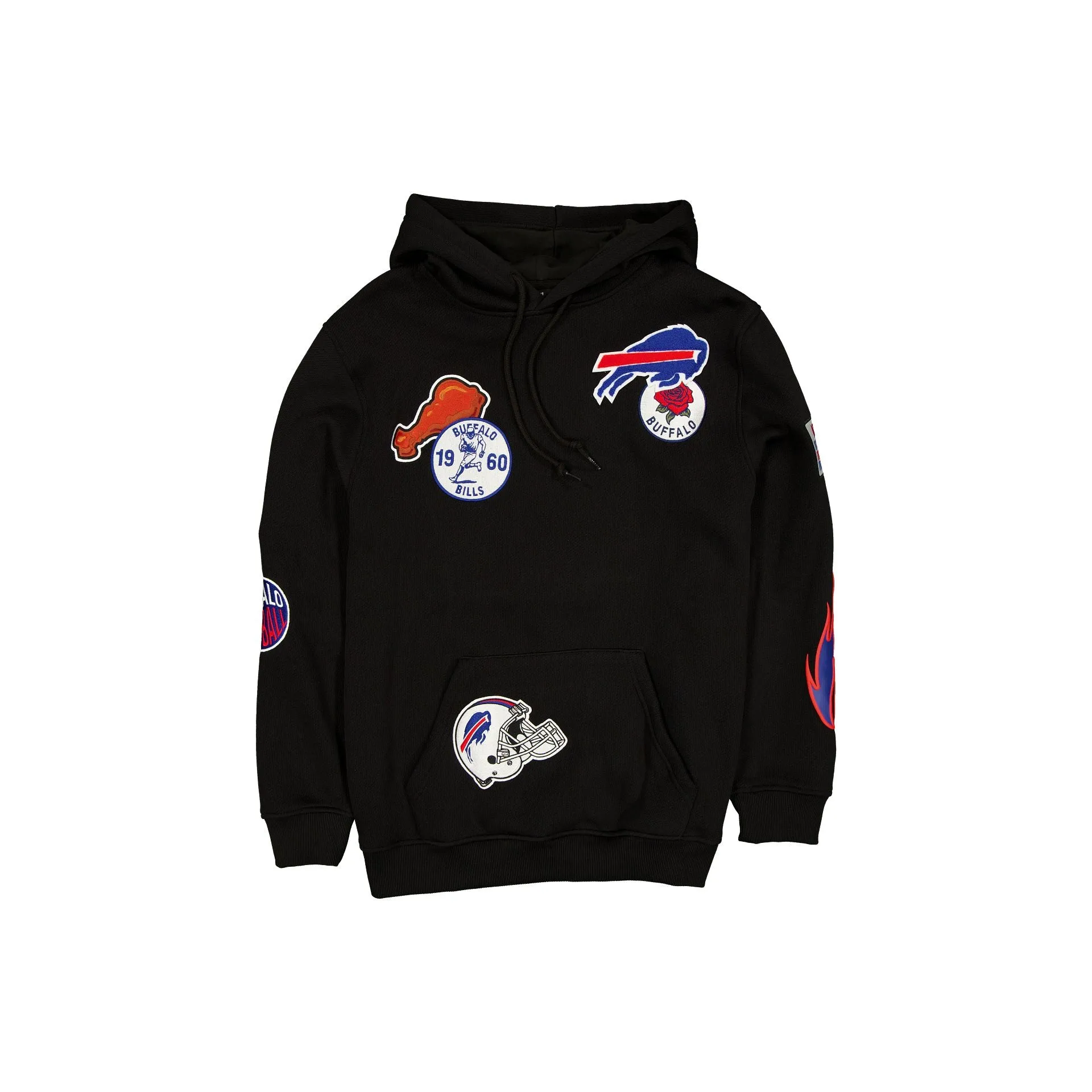 Buffalo Bills Uptown Threads Black Hoodie sold by New Era