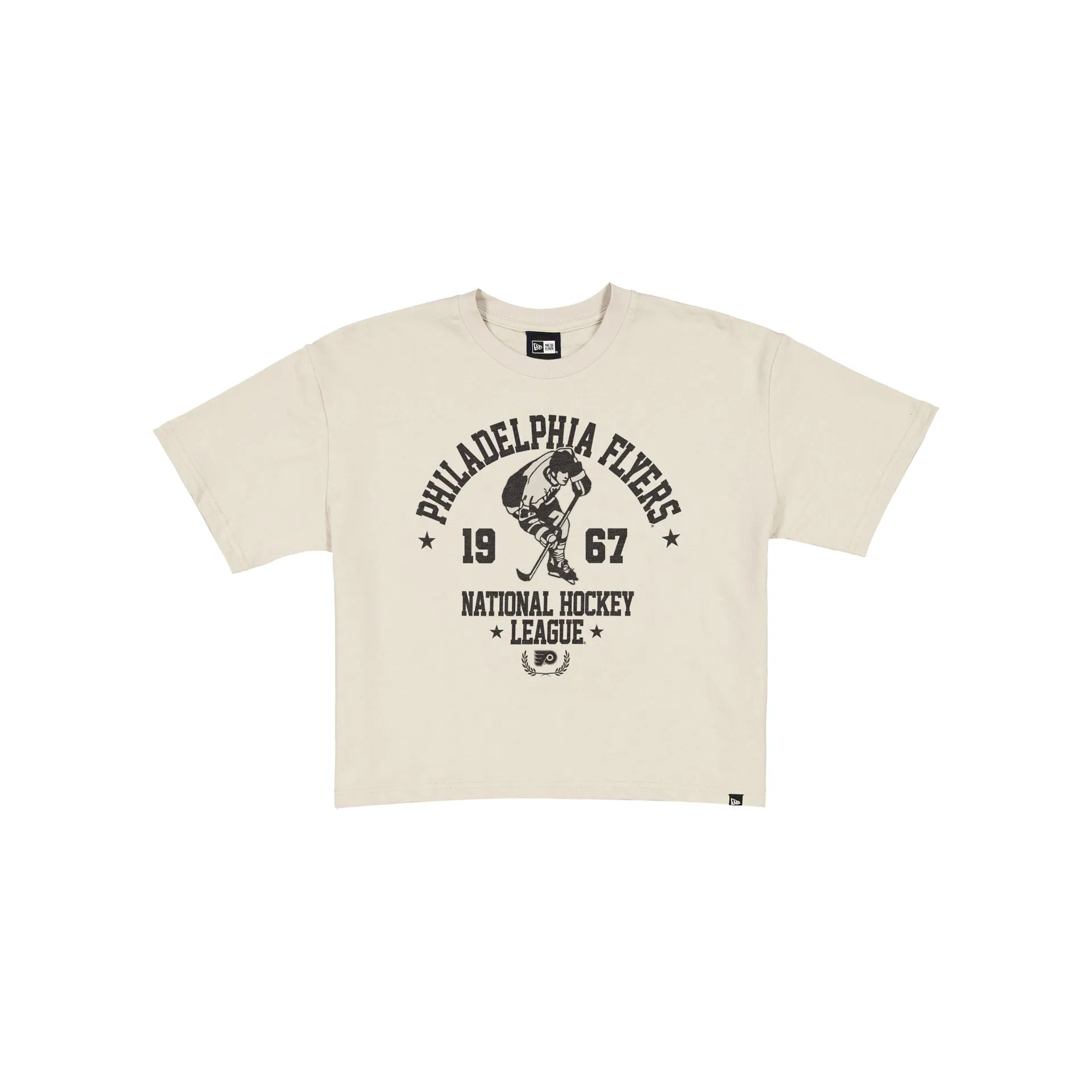Philadelphia Flyers Throwback Prep Stone Women's Cropped T-Shirt sold by New Era