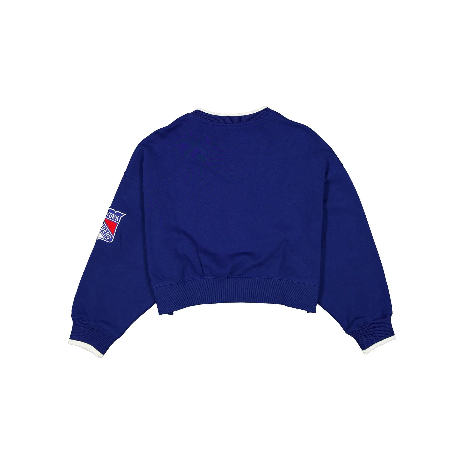 New York Rangers Throwback Prep Women's Cropped Crewneck sold by New Era product image thumbnail 2