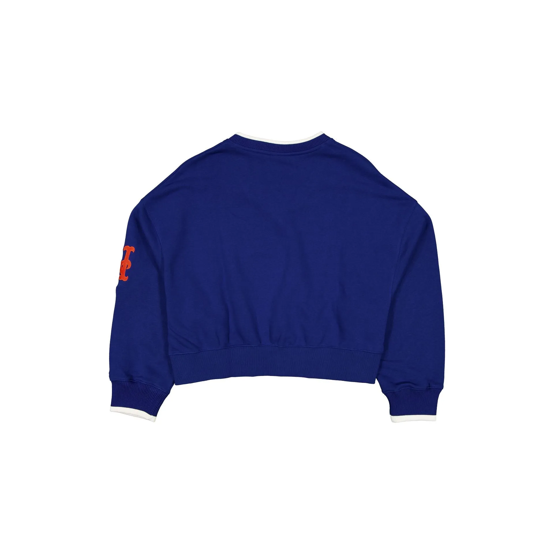 New York Mets Throwback Prep Women's Cropped Crewneck sold by New Era product image thumbnail 2