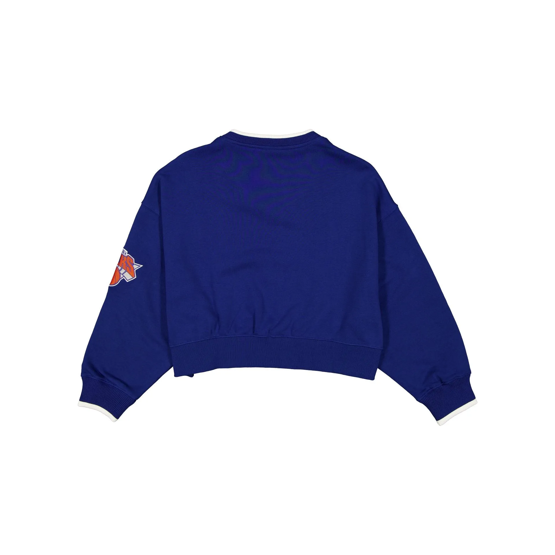 New York Knicks Throwback Prep Women's Cropped Crewneck sold by New Era product image thumbnail 2