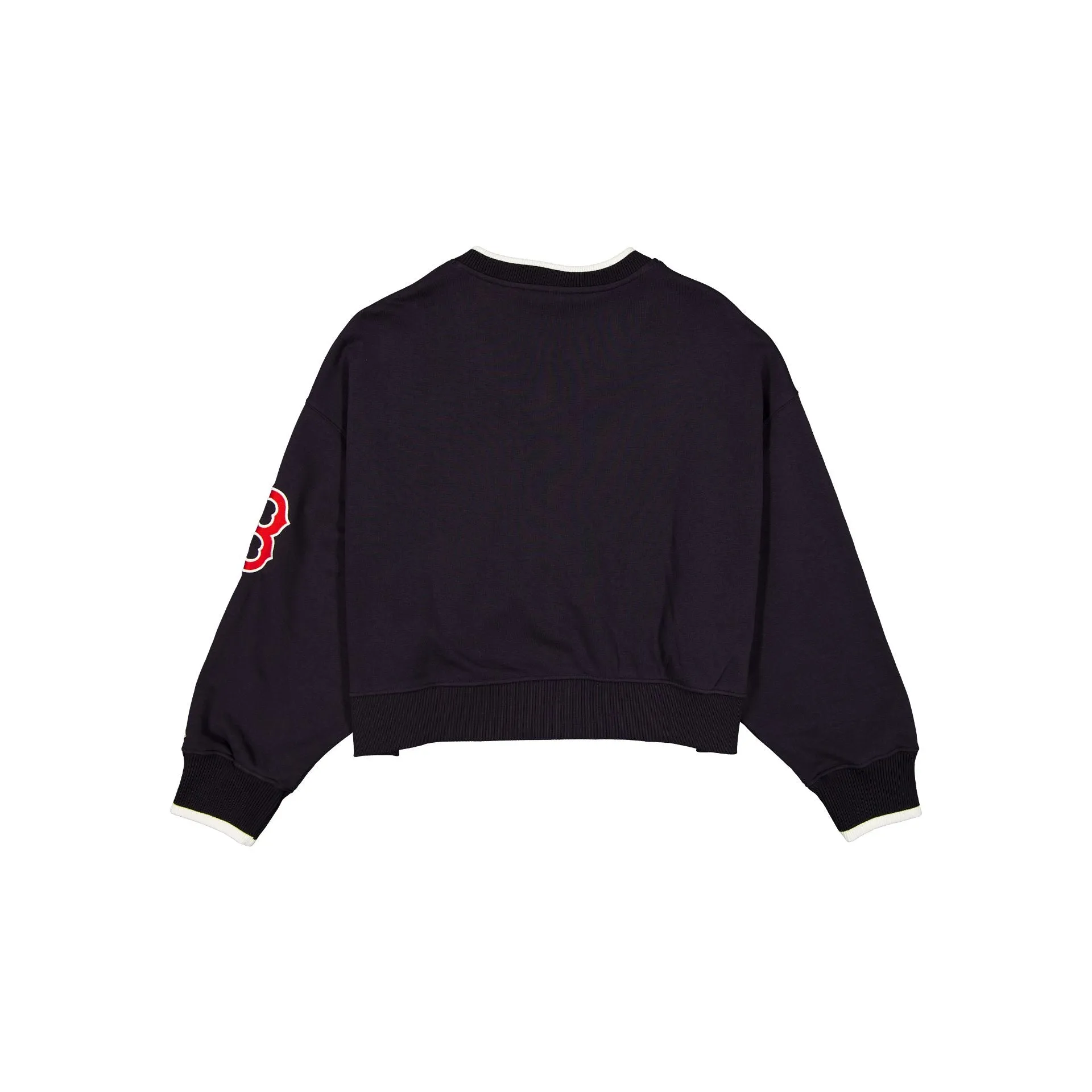 Boston Red Sox Throwback Prep Women's Cropped Crewneck sold by New Era product image thumbnail 2