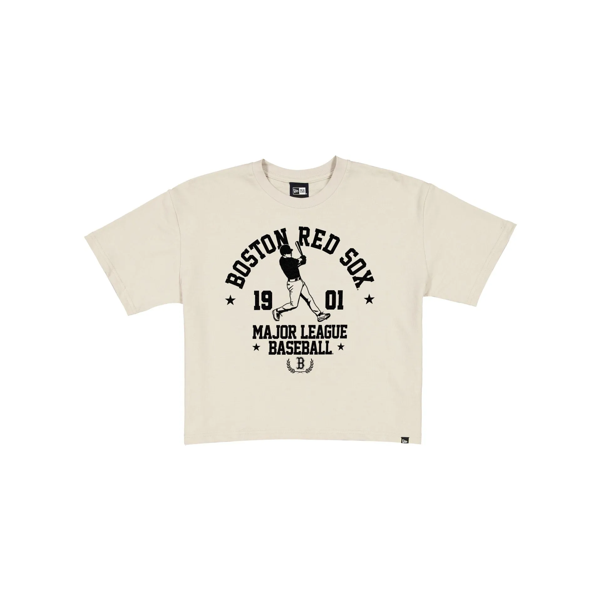 Boston Red Sox Throwback Prep Stone Women's Cropped T-Shirt sold by New Era