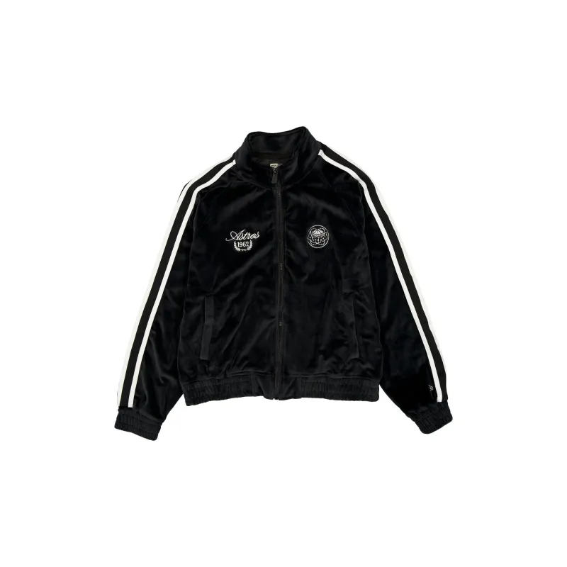 Houston Astros Throwback Prep Black Women's Track Jacket sold by New Era