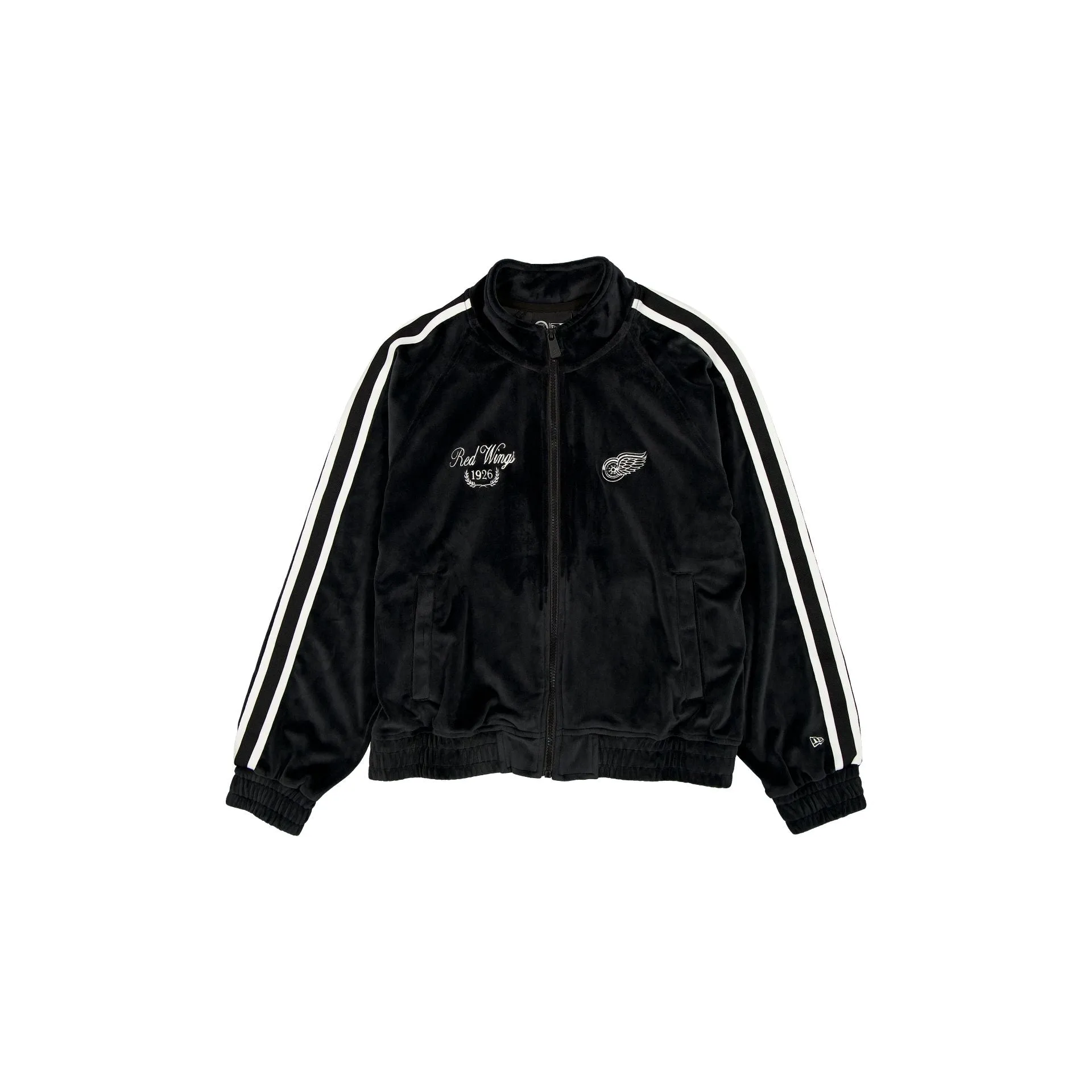 Detroit Red Wings Throwback Prep Black Women's Track Jacket sold by New Era