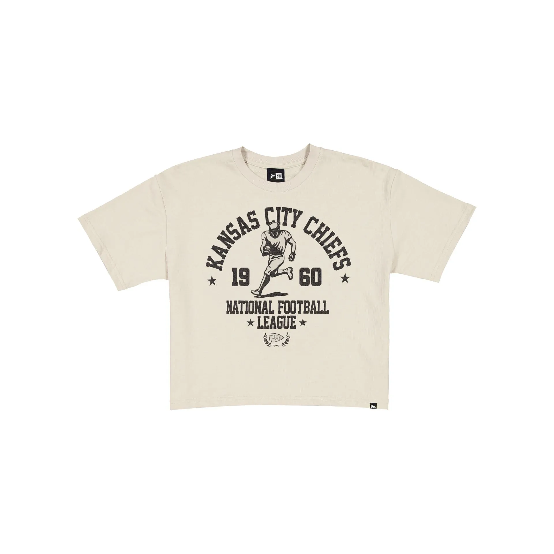 Kansas City Chiefs Throwback Prep Stone Women's Cropped T-Shirt sold by New Era