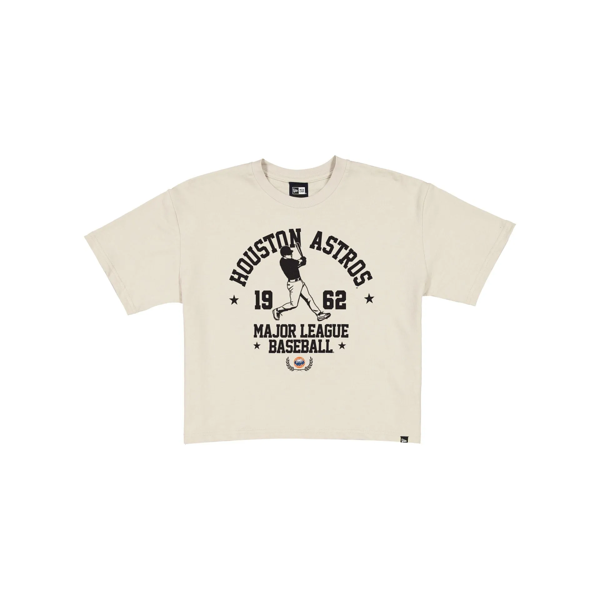 Houston Astros Throwback Prep Stone Women's Cropped T-Shirt sold by New Era