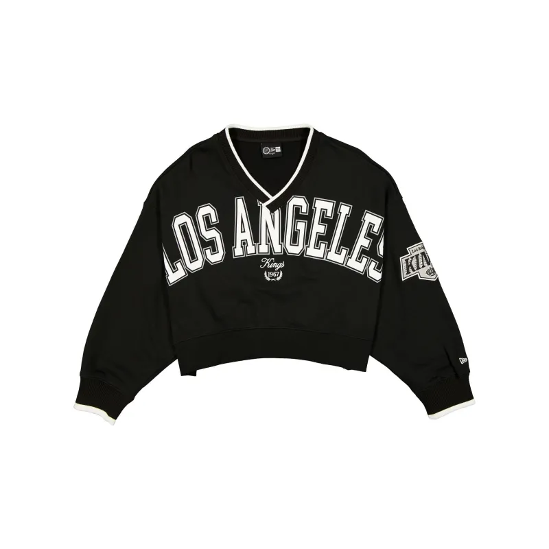 Los Angeles Kings Throwback Prep Women's Cropped Crewneck sold by New Era