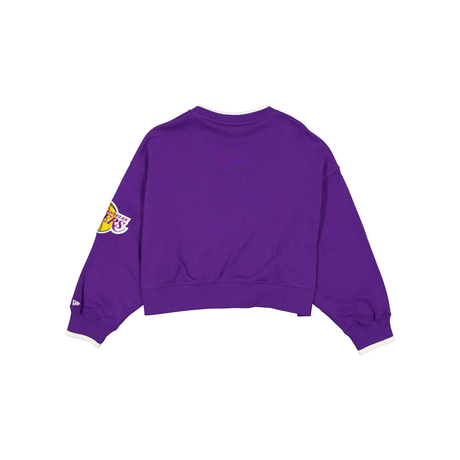 Los Angeles Lakers Throwback Prep Women's Cropped Crewneck sold by New Era product image thumbnail 2