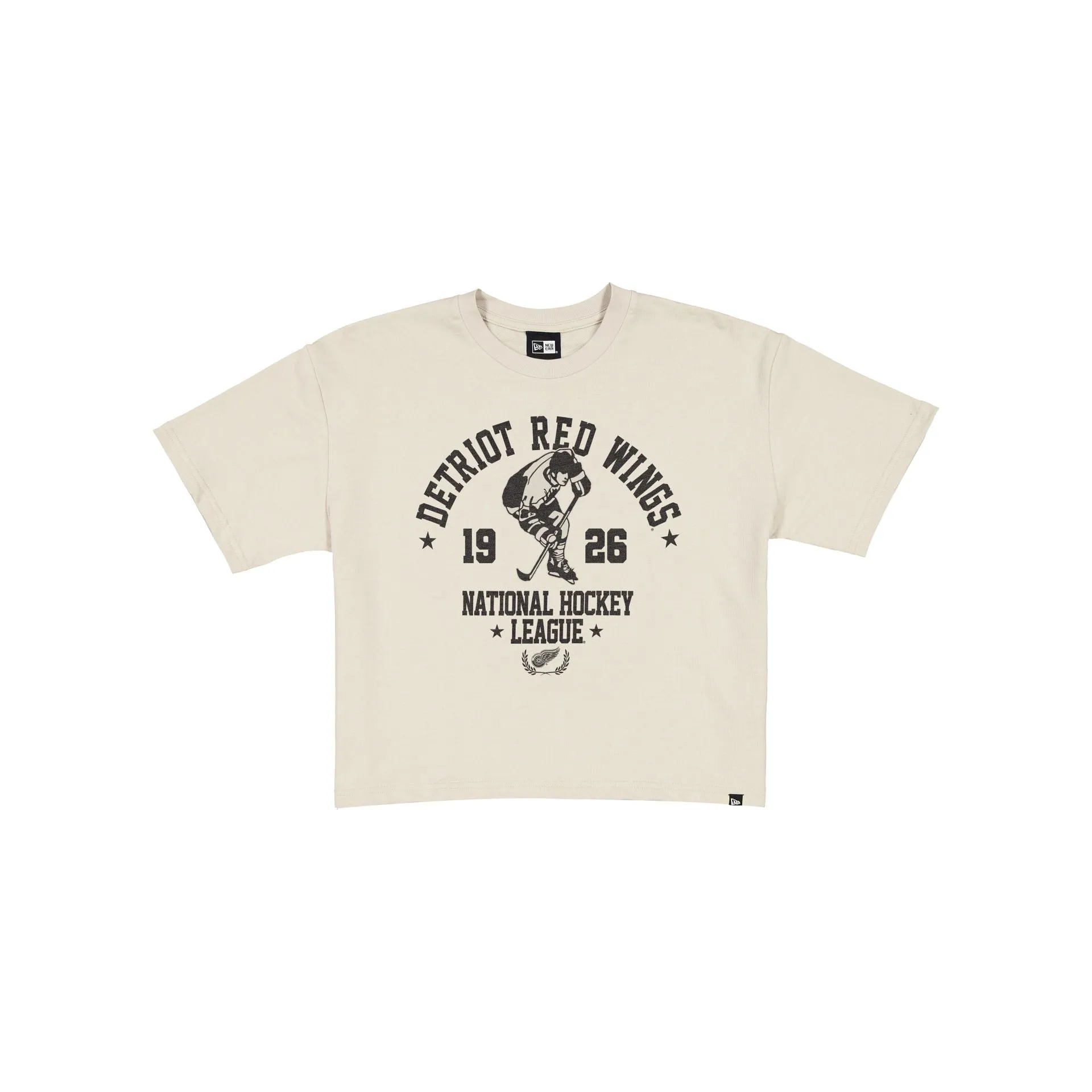 Detroit Red Wings Throwback Prep Stone Women's Cropped T-Shirt sold by New Era