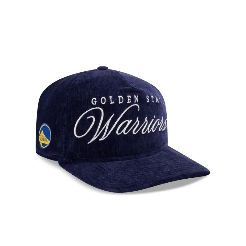 Golden State Warriors Velvet Team Script 19TWENTY Adjustable Hat sold by New Era