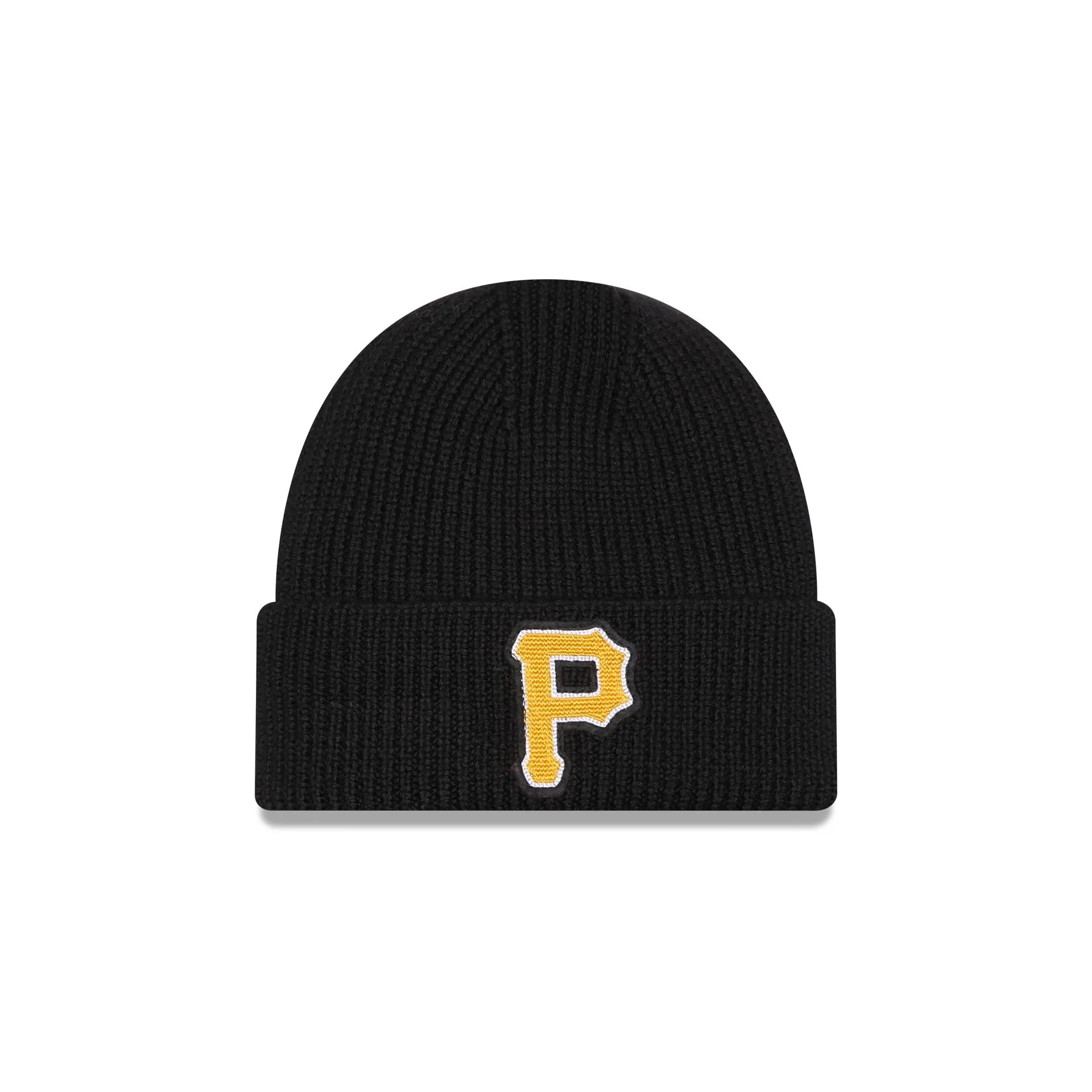 Pittsburgh Pirates Short Skull Cuff Knit Beanie Hat sold by New Era