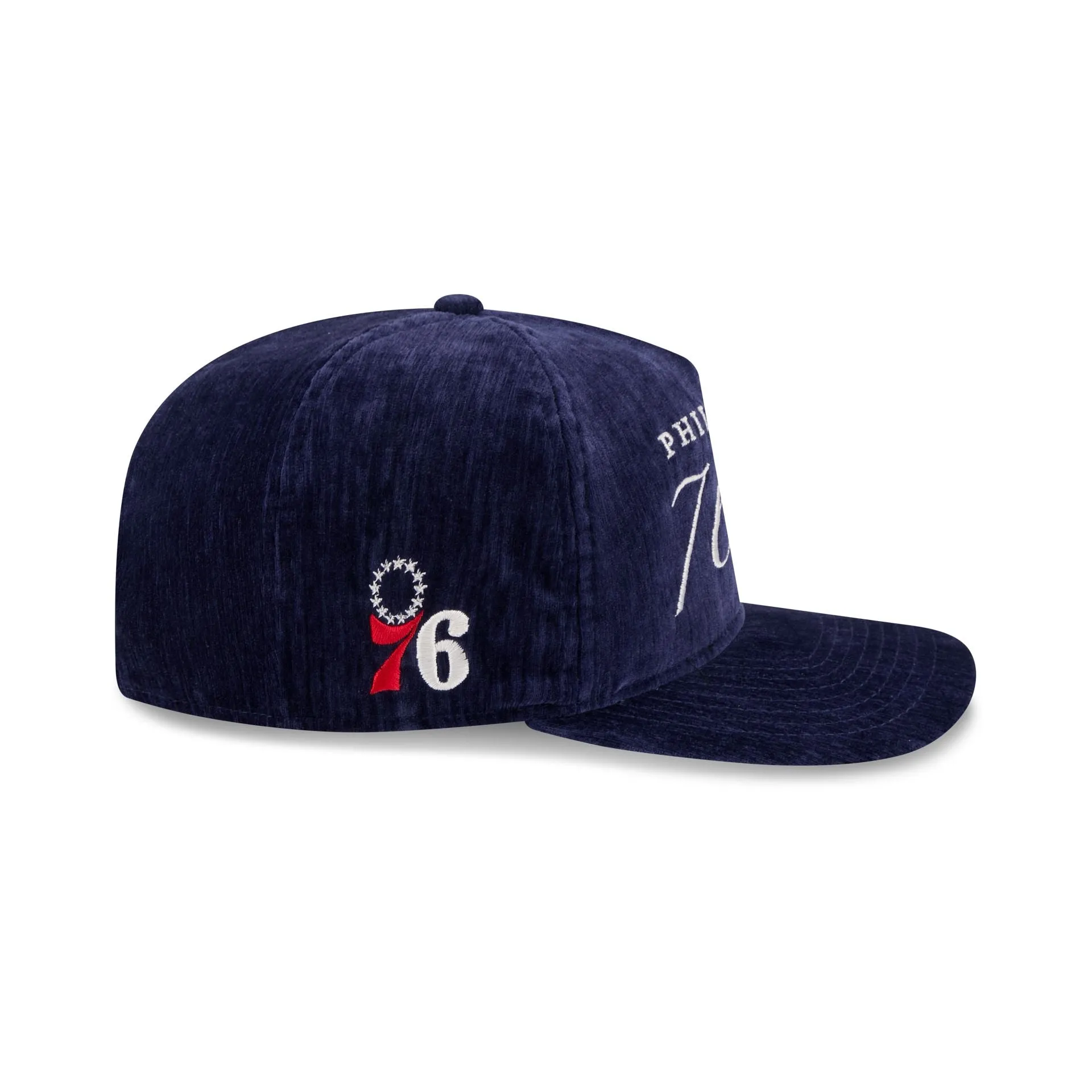 Philadelphia 76ers Velvet Team Script 19TWENTY Adjustable Hat sold by New Era product image thumbnail 4
