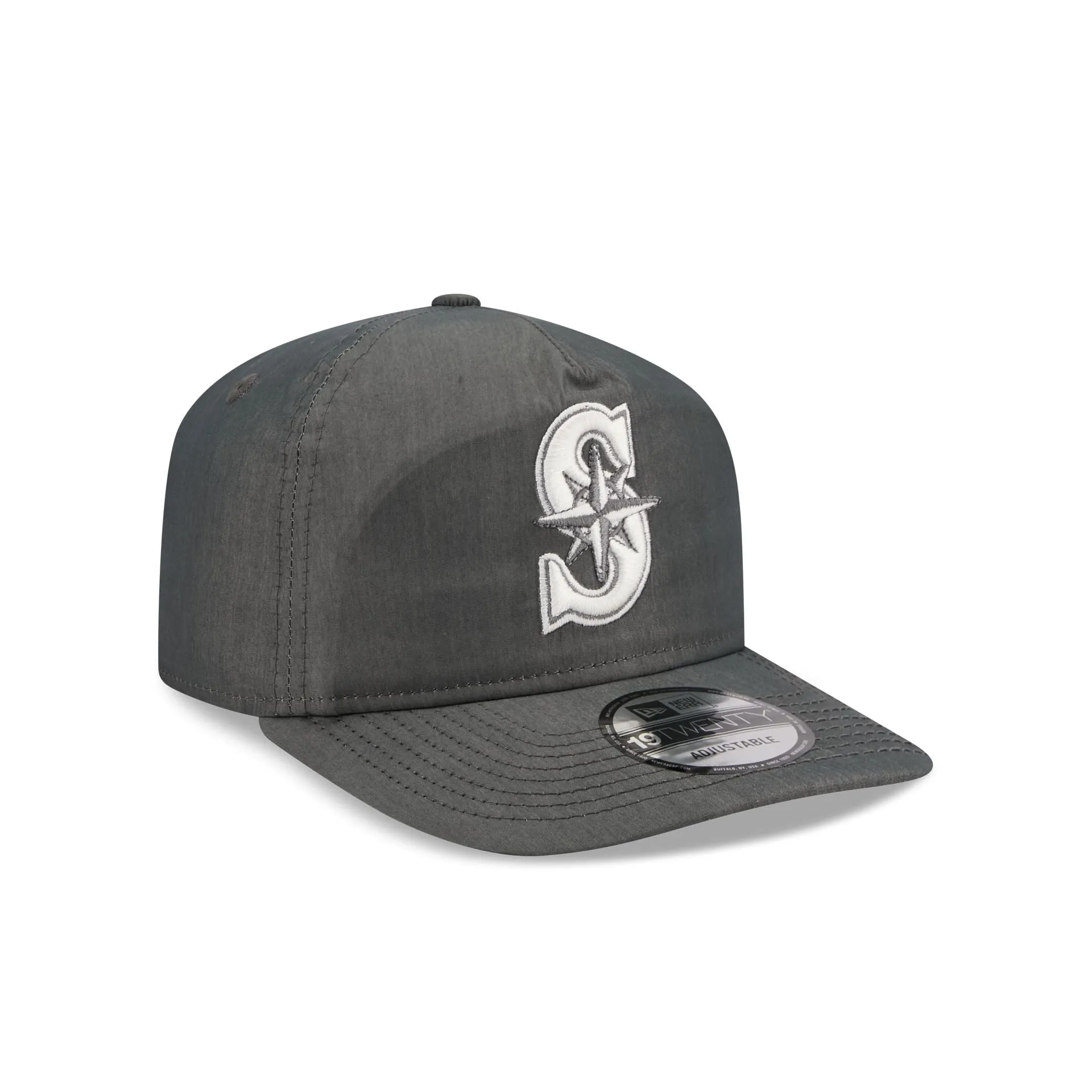 Seattle Mariners Heather Gray Nylon 19TWENTY Adjustable Hat sold by New Era product image thumbnail 3