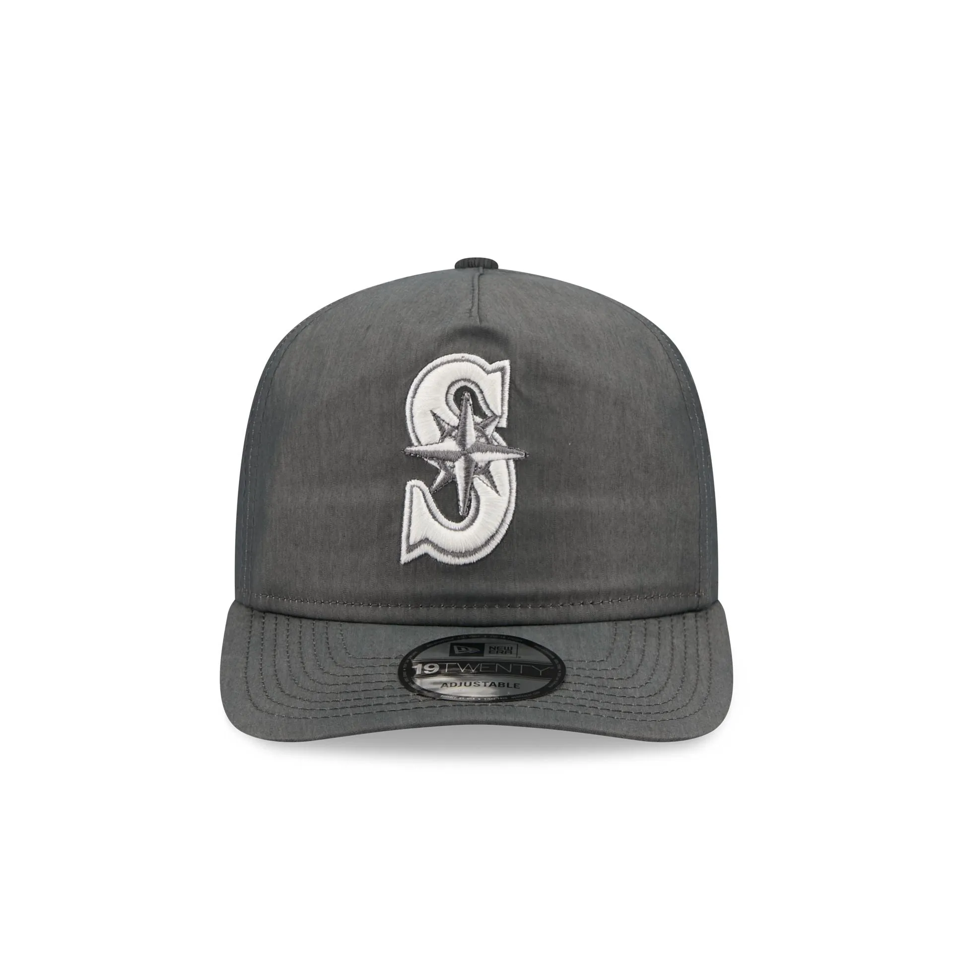 Seattle Mariners Heather Gray Nylon 19TWENTY Adjustable Hat sold by New Era product image thumbnail 2