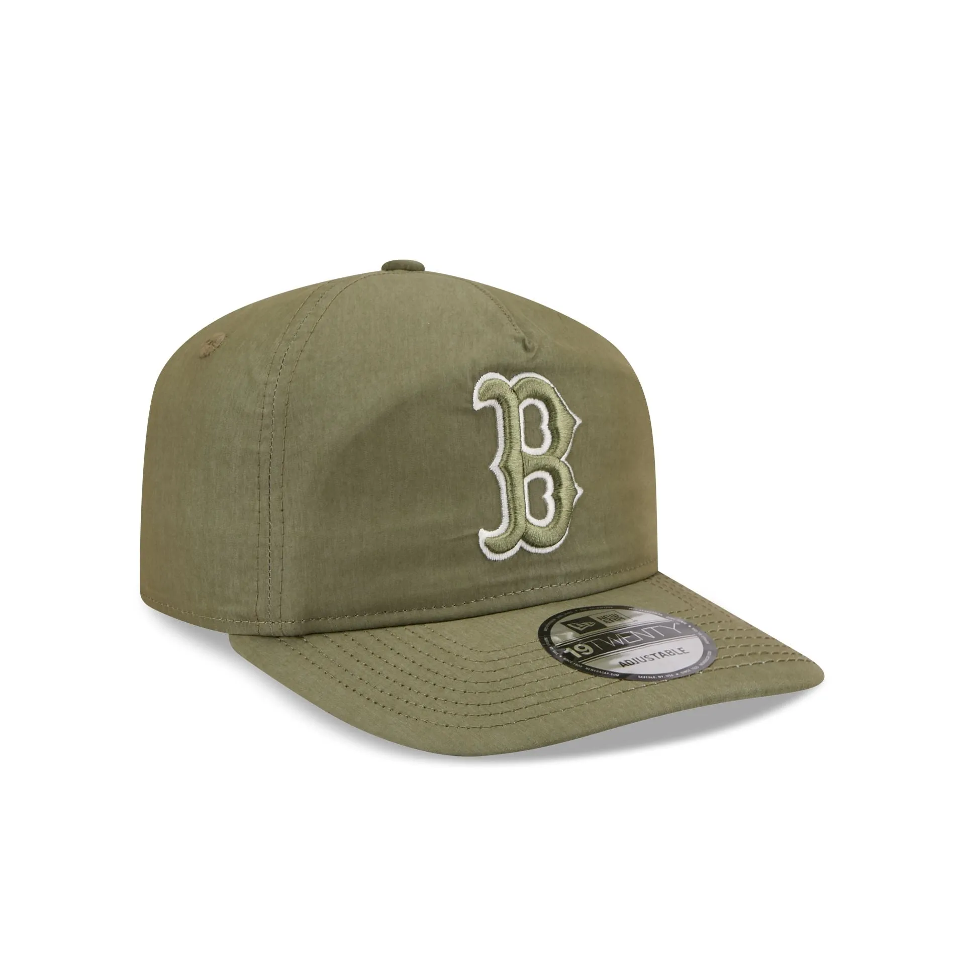 Boston Red Sox Olive Green Nylon 19TWENTY Adjustable Hat sold by New Era product image thumbnail 3