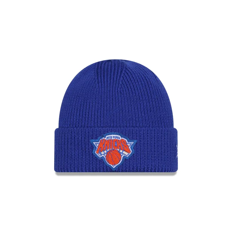 New York Knicks Short Skull Cuff Knit Beanie Hat sold by New Era