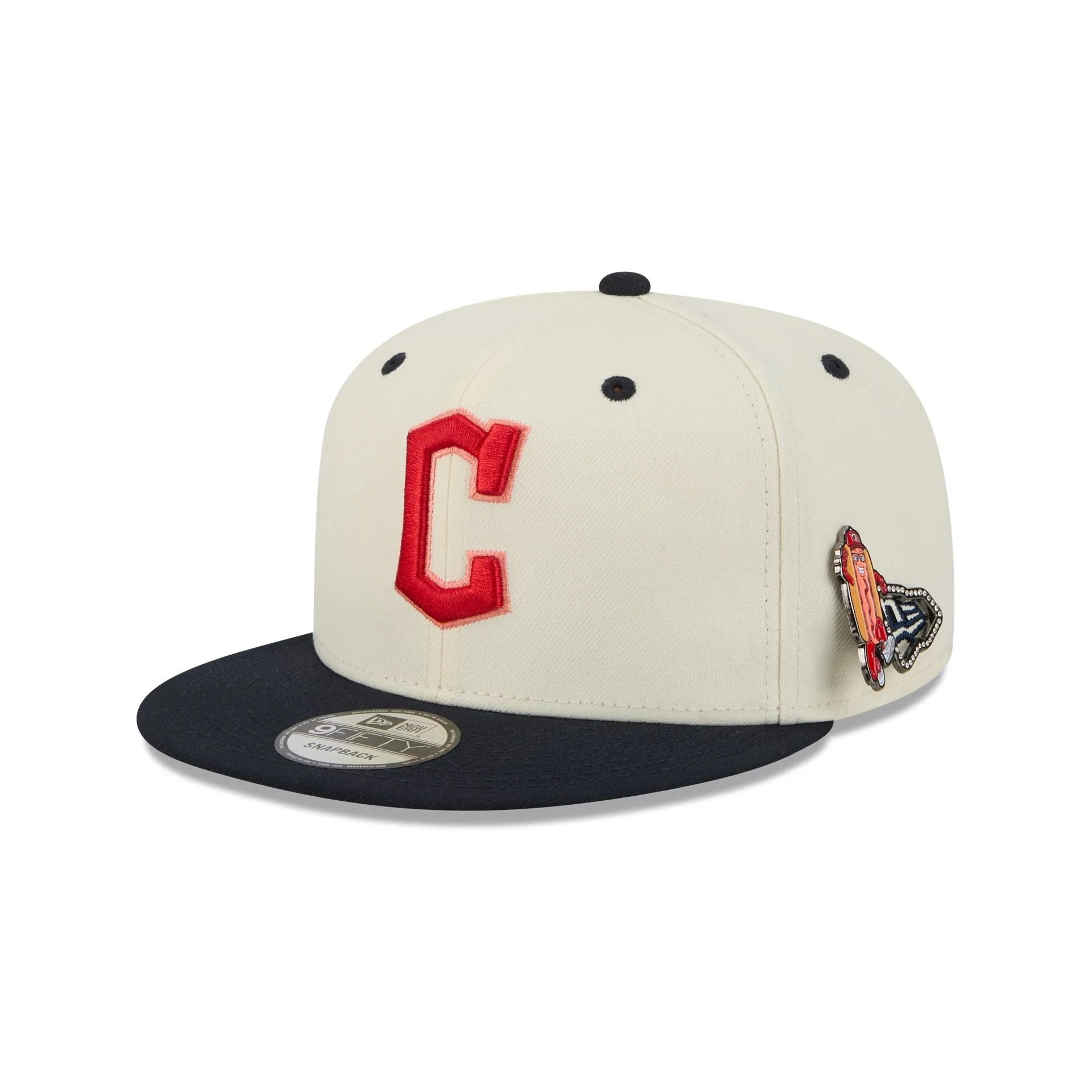 Cleveland Guardians Mascot Pin 9FIFTY Snapback Hat sold by New Era