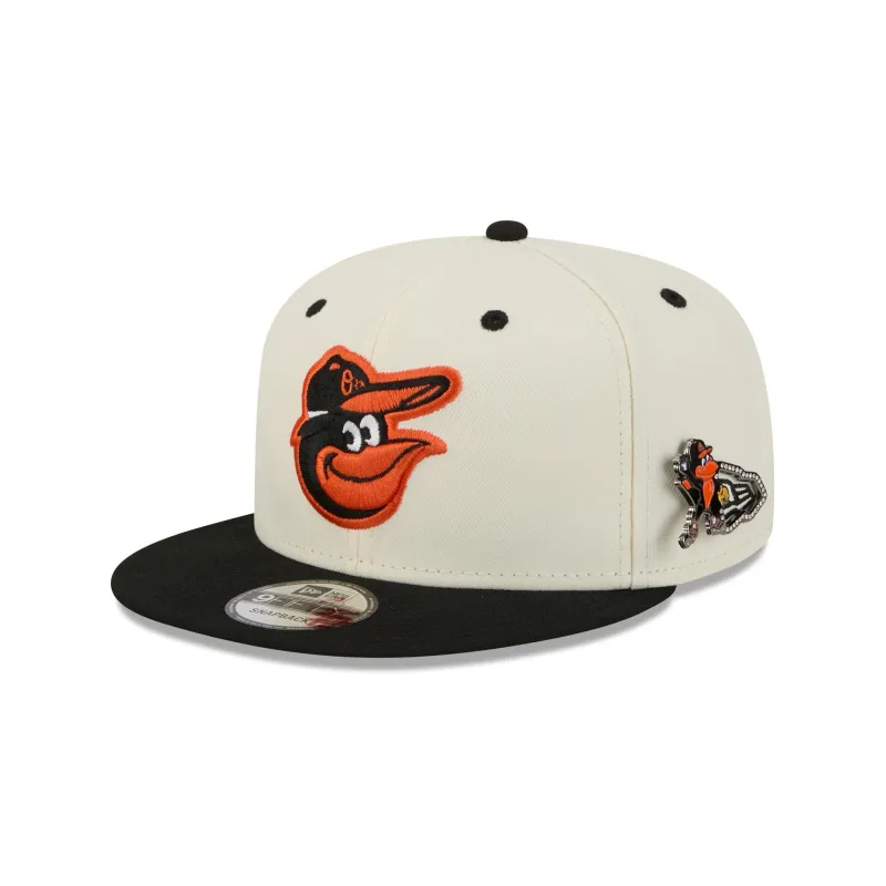 Baltimore Orioles Mascot Pin 9FIFTY Snapback Hat sold by New Era