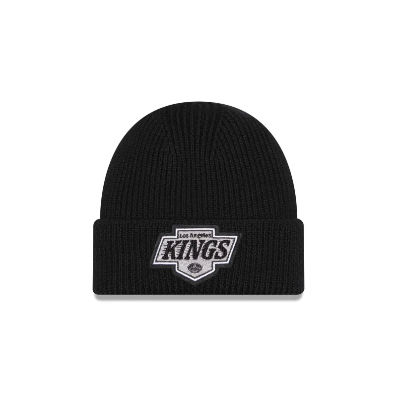 Los Angeles Kings Short Skull Cuff Knit Beanie Hat sold by New Era