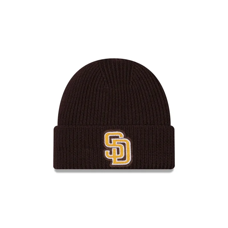 San Diego Padres Short Skull Cuff Knit Beanie Hat sold by New Era