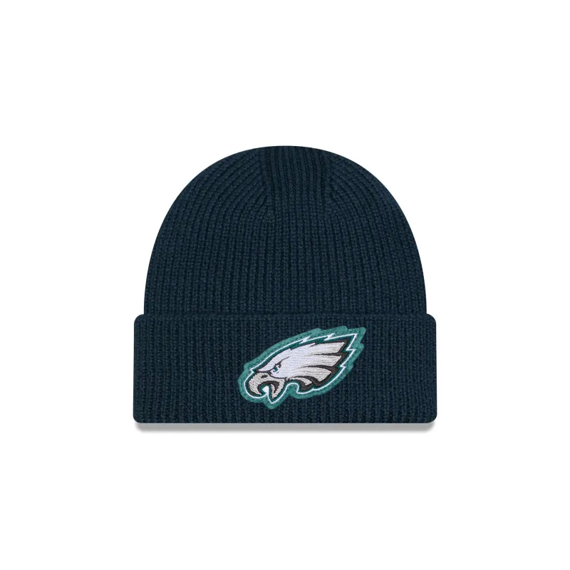 Philadelphia Eagles Short Skull Cuff Knit Beanie Hat sold by New Era