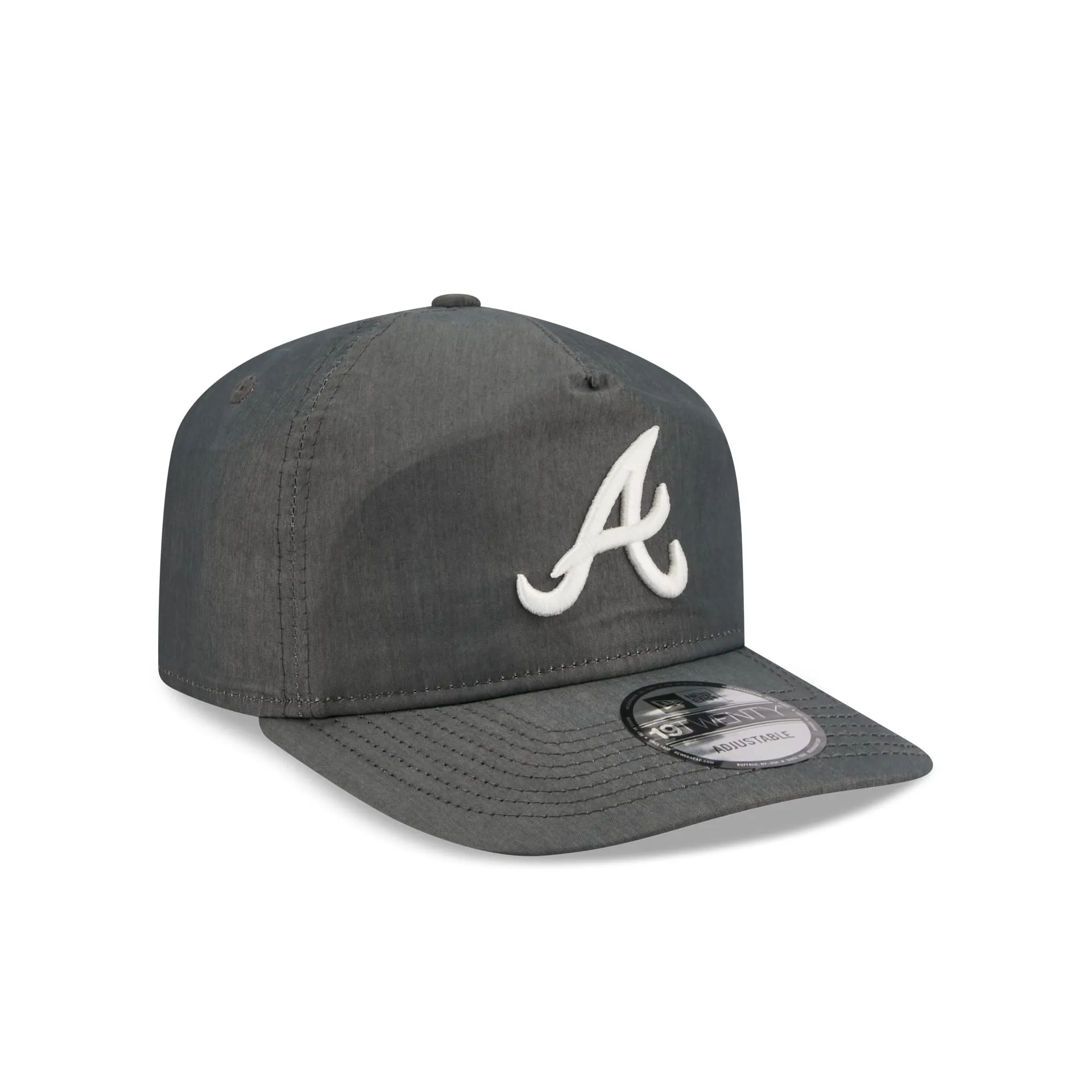 Atlanta Braves Heather Gray Nylon 19TWENTY Adjustable Hat sold by New Era product image thumbnail 3