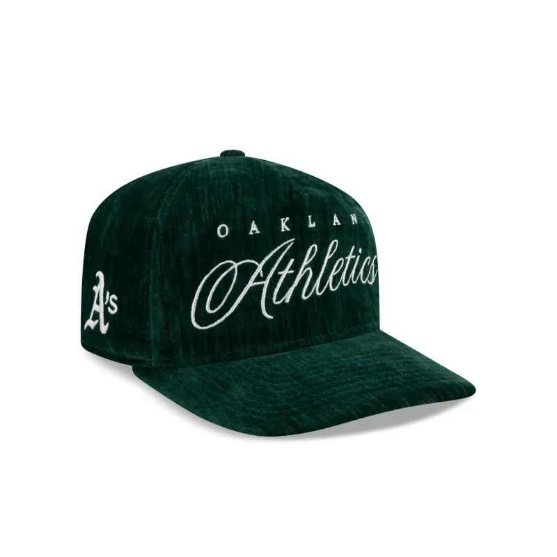 Athletics Velvet Team Script 19TWENTY Adjustable Hat sold by New Era