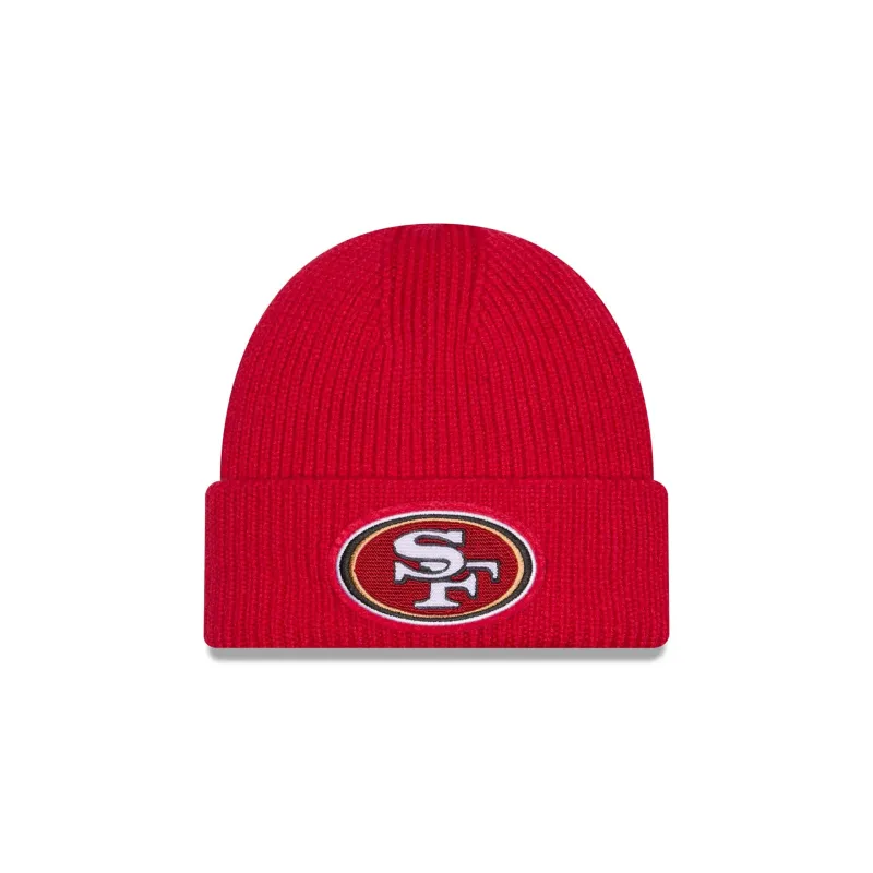 San Francisco 49ers Short Skull Cuff Knit Beanie Hat sold by New Era