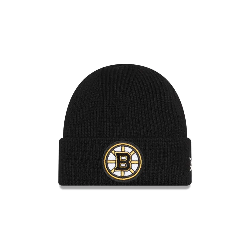 Boston Bruins Short Skull Cuff Knit Beanie Hat sold by New Era