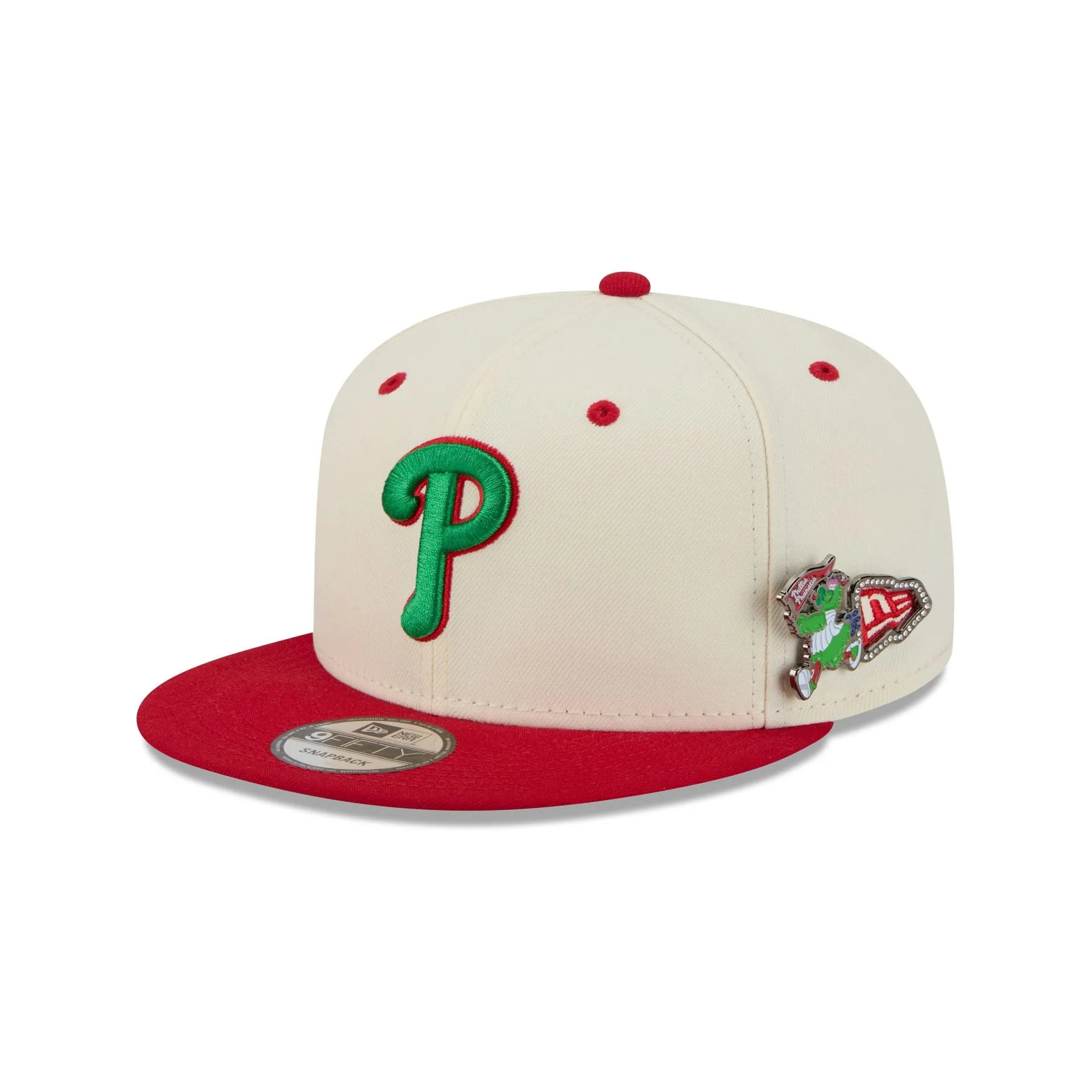 Philadelphia Phillies Mascot Pin 9FIFTY Snapback Hat sold by New Era