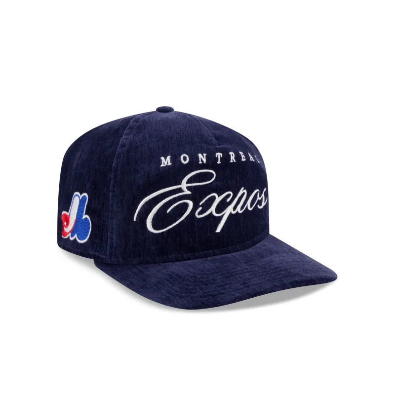 Montreal Expos Velvet Team Script 19TWENTY Adjustable Hat made by New Era