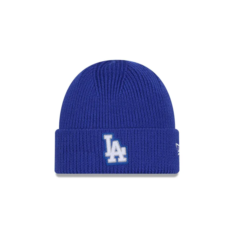 Los Angeles Dodgers Short Skull Cuff Knit Beanie Hat sold by New Era