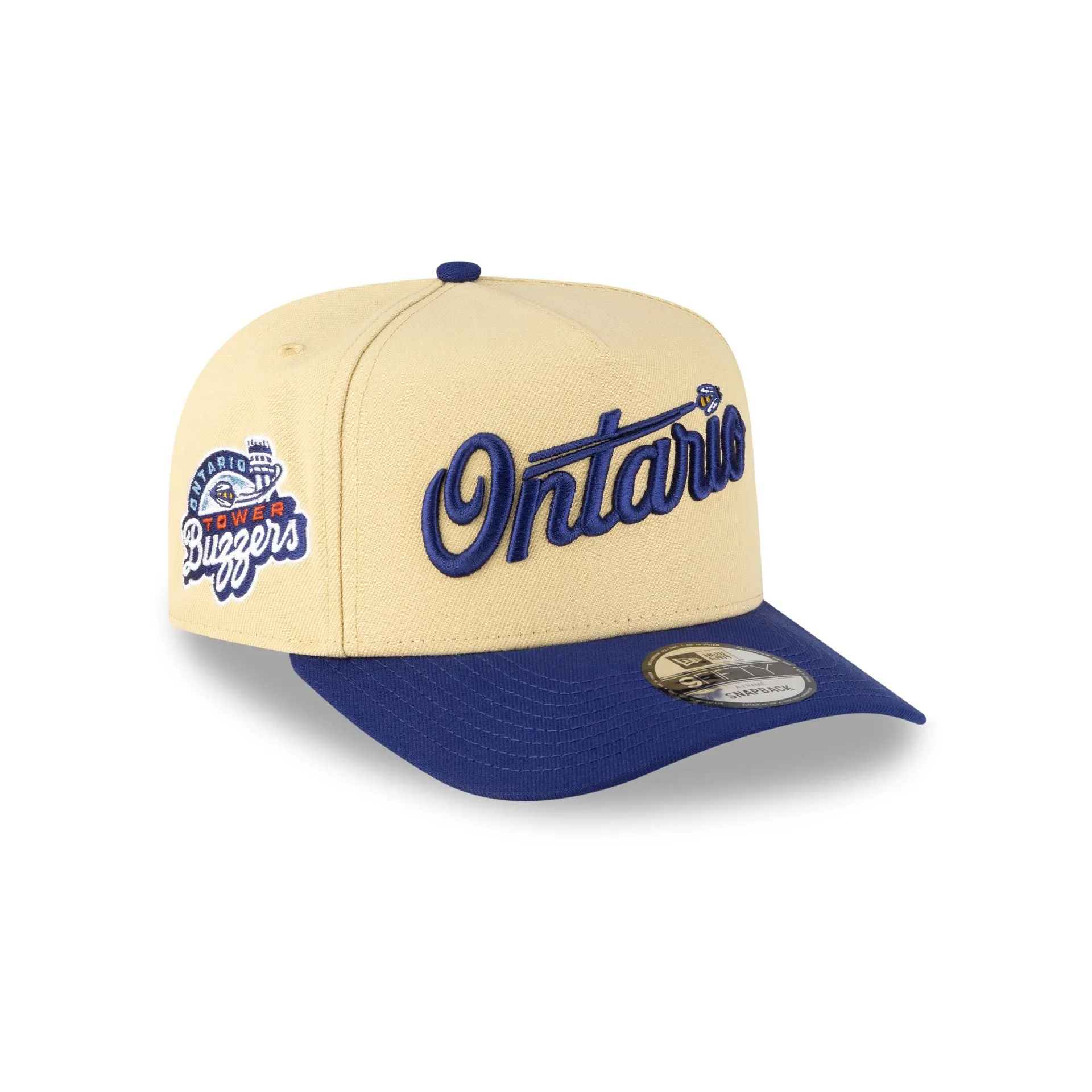 Ontario Tower Buzzers Vegas Gold 9FIFTY A-Frame Snapback Hat sold by New Era