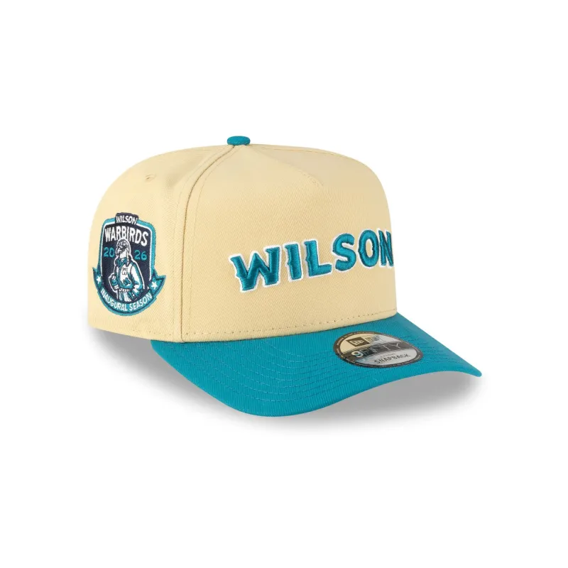 Wilson Warbirds Vegas Gold 9FIFTY A-Frame Snapback Hat made by New Era