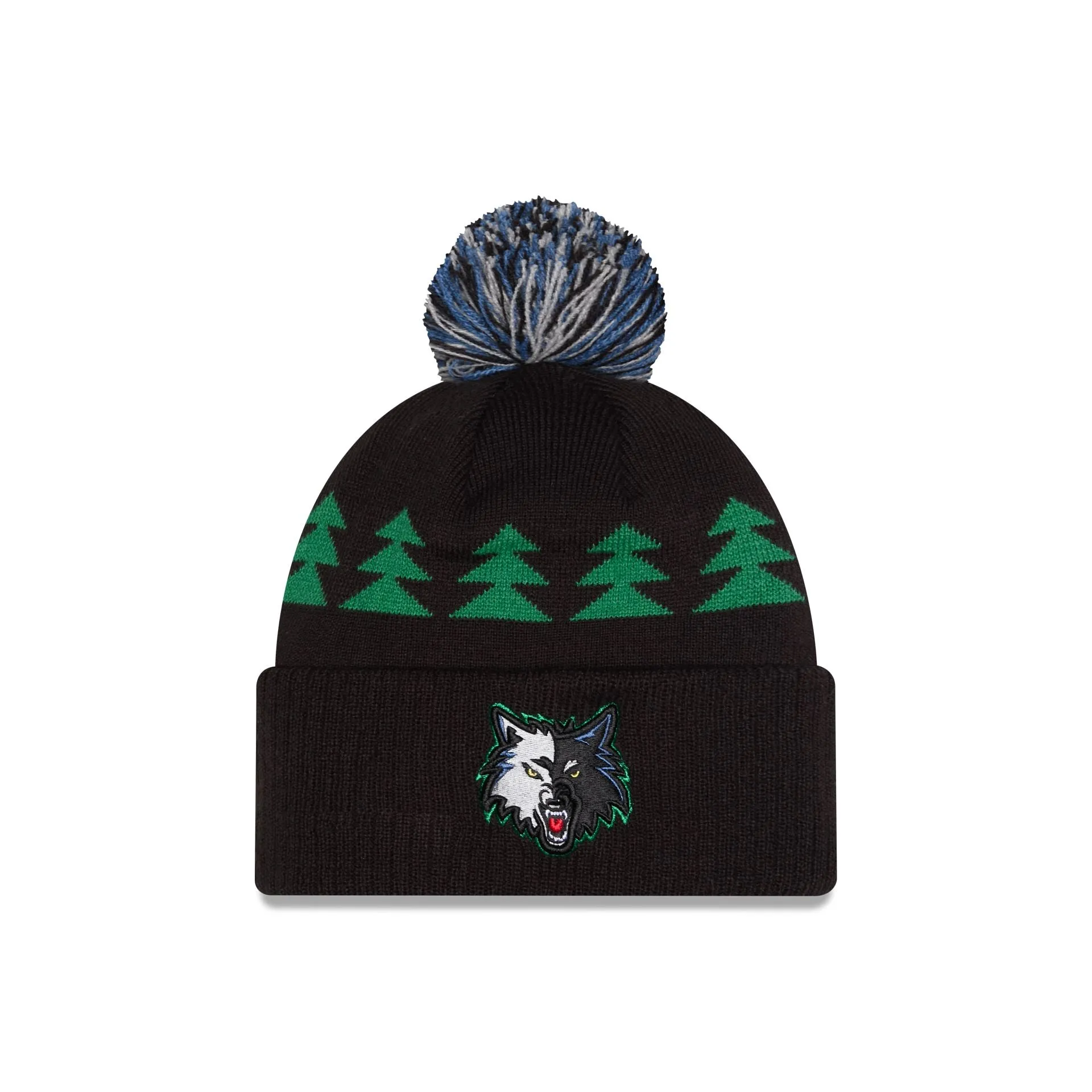 Minnesota Timberwolves 2025 Classic Edition Pom Knit Hat sold by New Era