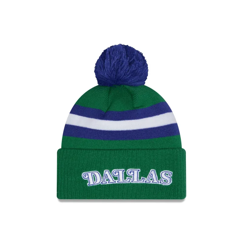 Dallas Mavericks 2025 Classic Edition Pom Knit Hat sold by New Era