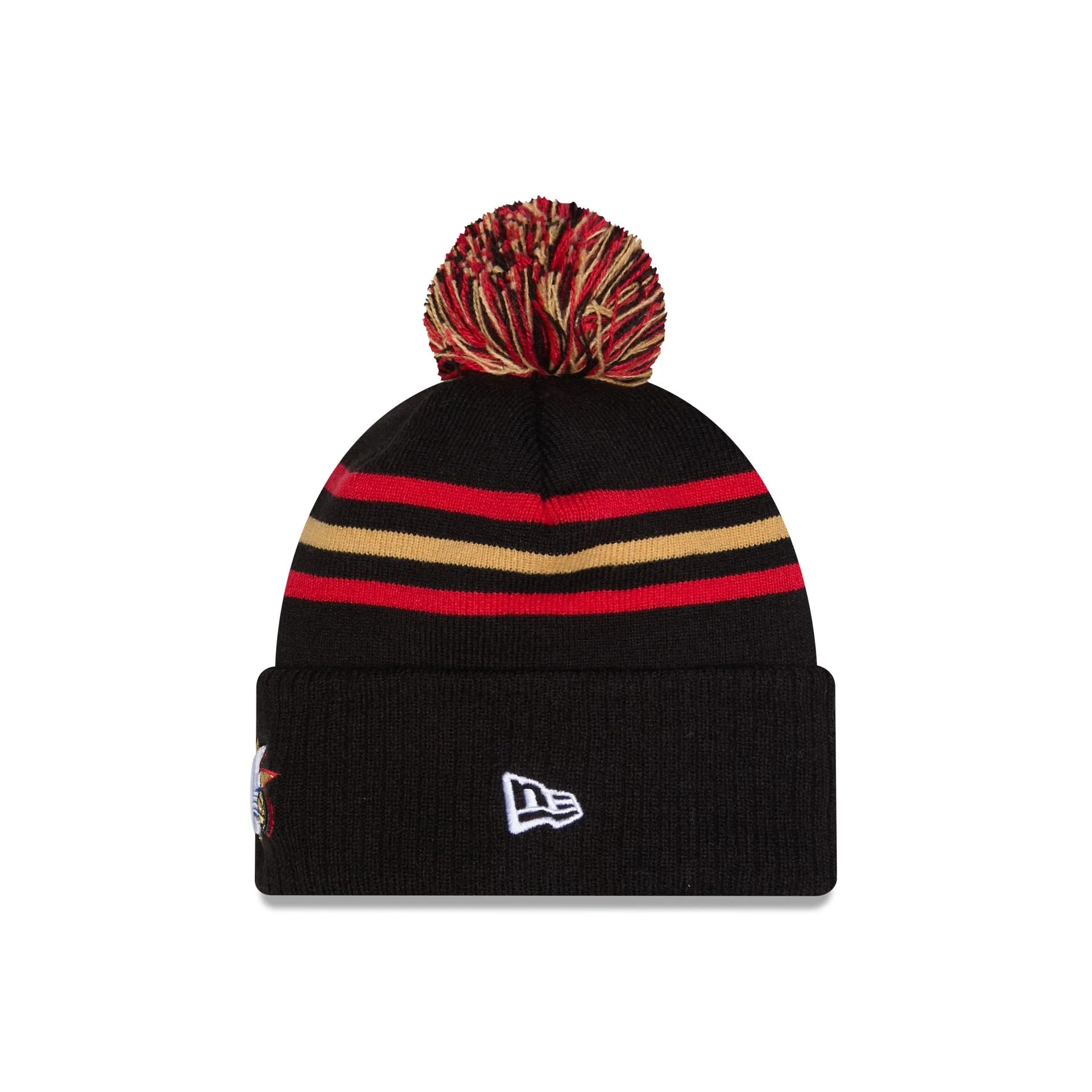 Philadelphia 76ers 2025 Classic Edition Pom Knit Hat sold by New Era product image thumbnail 2